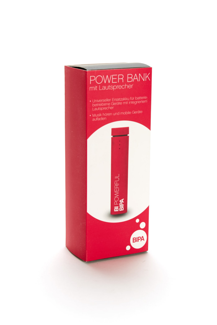 BIPA POWER BANK INKL. LAUTSPRECHER