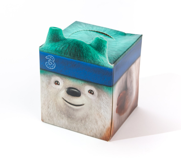 Hutschison Drei TASCHENTUCHBOX