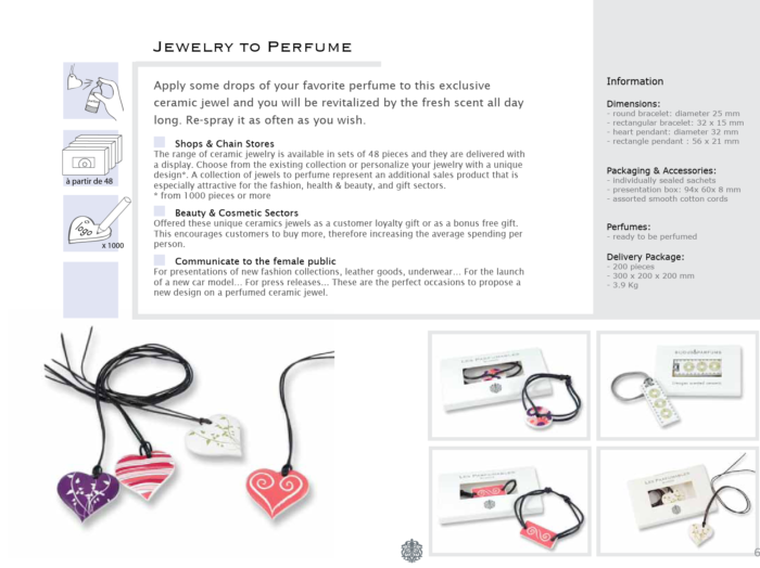 Parfum Keramik Schmuck – Bild 4