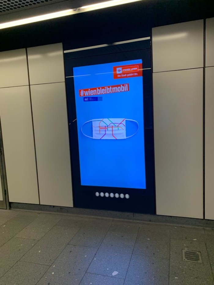 Wiener Linien Mund-Nasen-Schutz – Bild 2